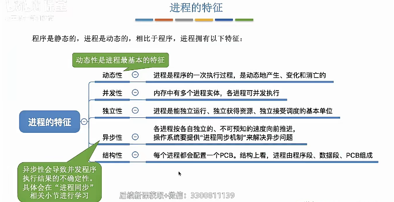 进程的特征